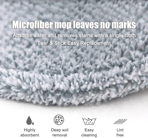 KZKR Spin Mop and Bucket Set with Clean Water System