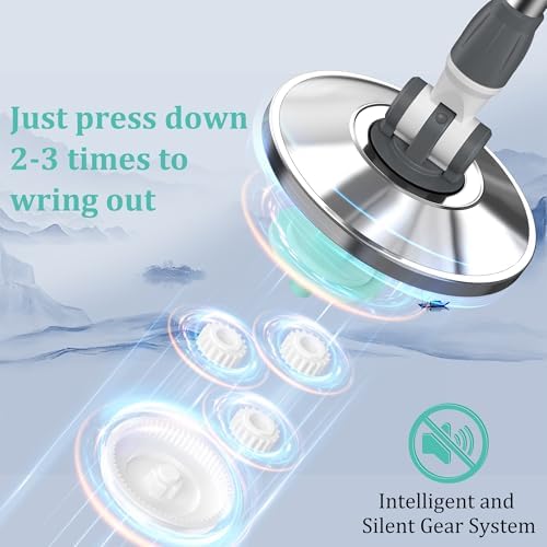 Aifacay Spin Mop Bucket Set with Wringer
