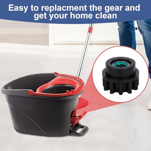 Sgizoku Pedal Bearing Replacement for O-Cedar Spin Mop Bucket - 4Pcs Black