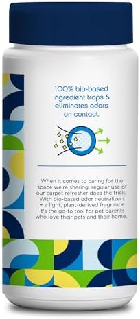 Pet Life Unlimited Carpet Refresher Deodorizer Powder - Pet Safe Plant Based 16oz