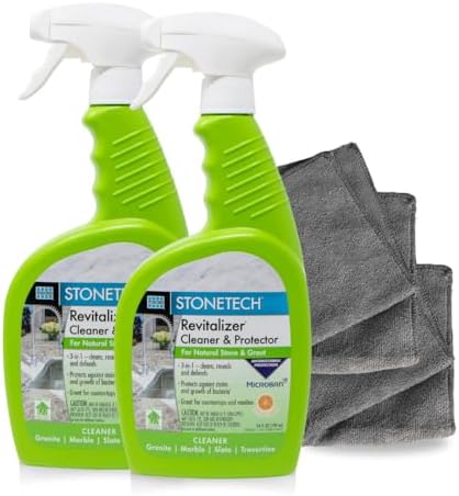 StoneTech Revitalizer Cleaner and Protector 3-in-1 Natural Stone Cleaner