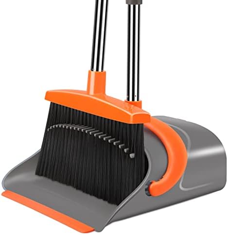 Ivandar Broom and Dustpan Set for Home and Office