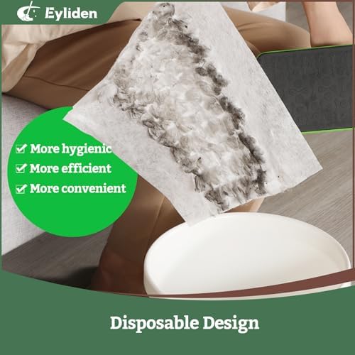 Eyliden Dust Mop with Lock-Tight Pads and 36 Cloths