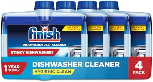 Finish Dishwasher Cleaner Liquid 4-Pack 845oz 1