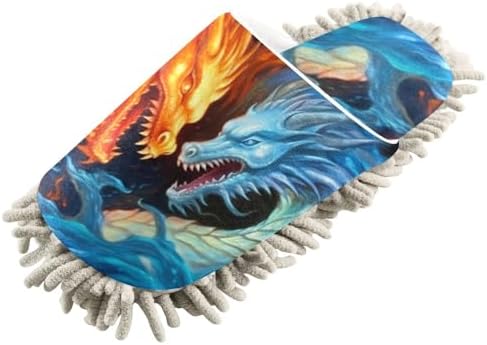 FLildon Microfiber Cleaning Slippers for House Floor