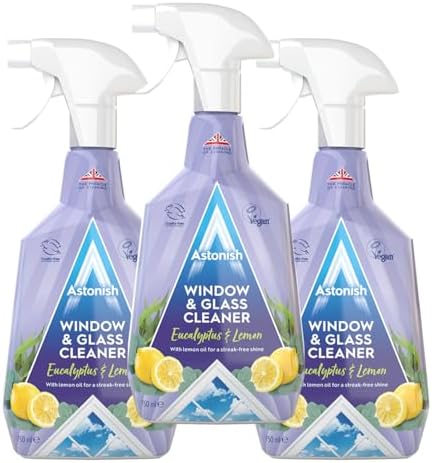 Astonish Streak Free Glass Window Cleaner 3 Pack 750ml