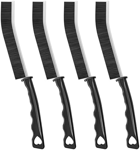 4TH Multi-Purpose Deep Crevice Cleaning Brush - 4 Pcs Black