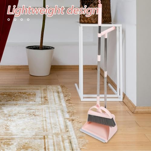 Minkissy 1 Set Plastic Broom Dustpan for Kids Cleaning