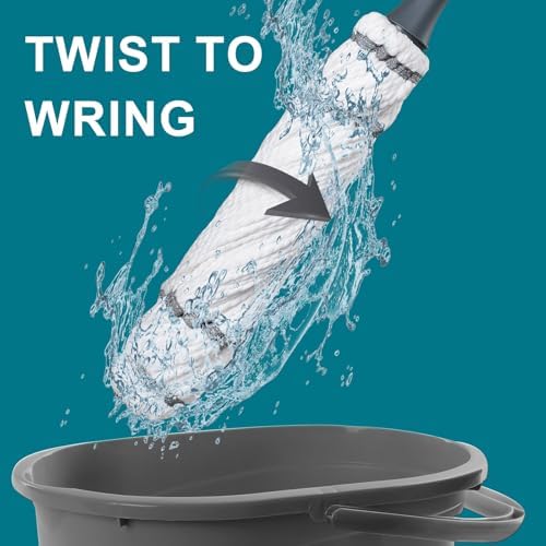 HiBaBy Twist Mop with Self Wringing Handle