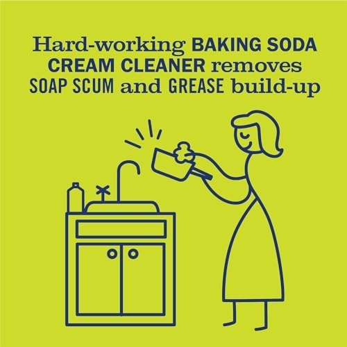 Mrs Meyers Baking Soda Cream Cleaner 16 Fl Oz 1