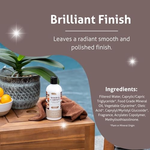 Therapy Wood Polish Bundle with Microfiber 16 oz