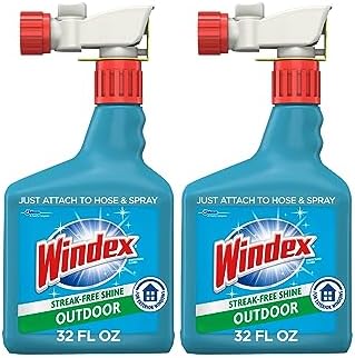 Windex Outdoor Window Cleaner 32 Fl Oz Pack of 2