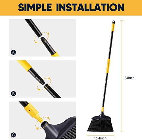 Yocada 54 Inch Heavy-Duty Broom for Outdoor Cleaning 1