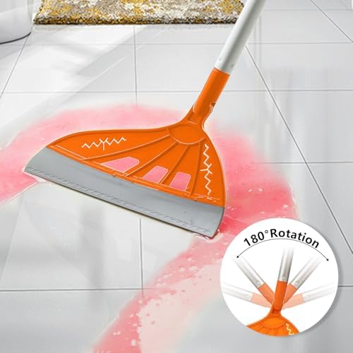 BURFERLY Magic Rubber Air Broom 2 in 1 Cleaning Tool Set