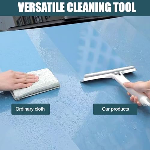 3-in-1 Window Cleaning Tool with Spray Scraper