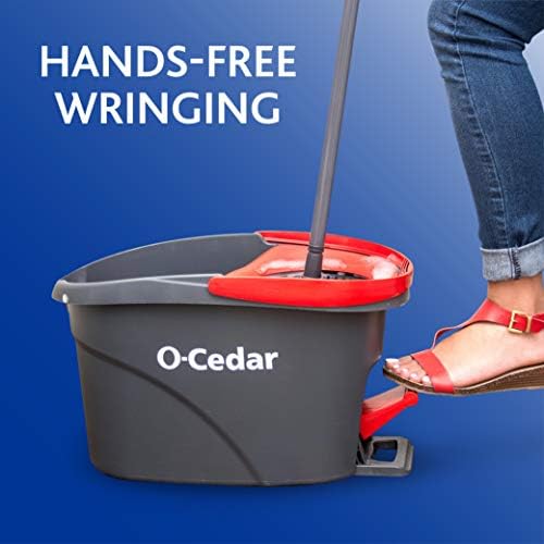 O-Cedar EasyWring Spin Mop with Built-in Wringing Bucket