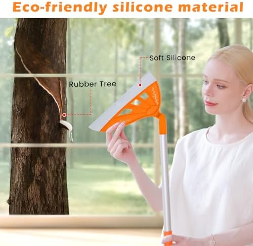 BURFERLY Magic Rubber Air Broom 2 in 1 Cleaning Tool Set
