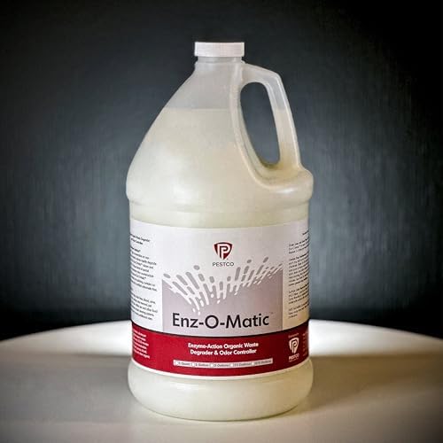 Enz-O-Matic Enzyme Drain Cleaner - 1 Gallon Organic Odor Neutralizer