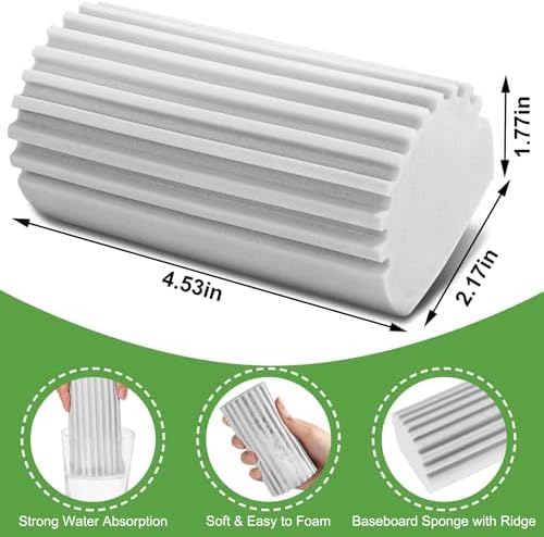 4-Pack Reusable Magic Duster Sponge for Cleaning