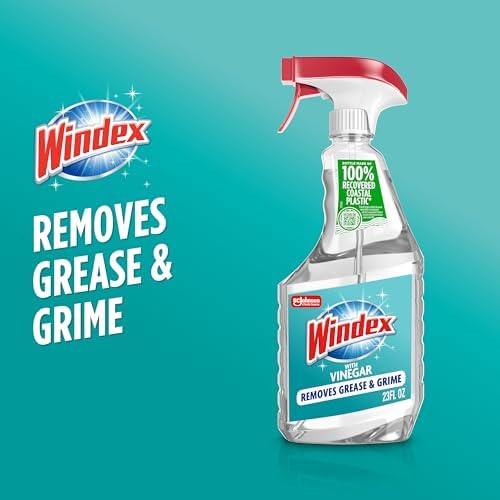 Windex Vinegar Glass Cleaner 23 Oz Streak-Free Spray