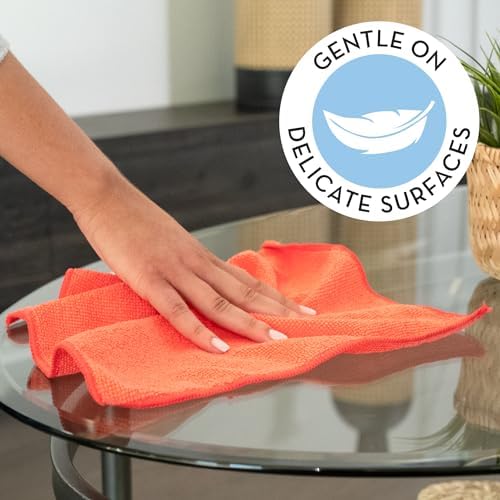 ST INC 200 Pack Microfiber Cloths Reusable Cleaning Rags