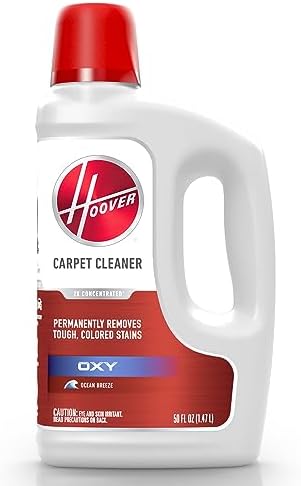 Hoover Oxy Carpet Cleaner Solution 50 oz Ocean Breeze Scent