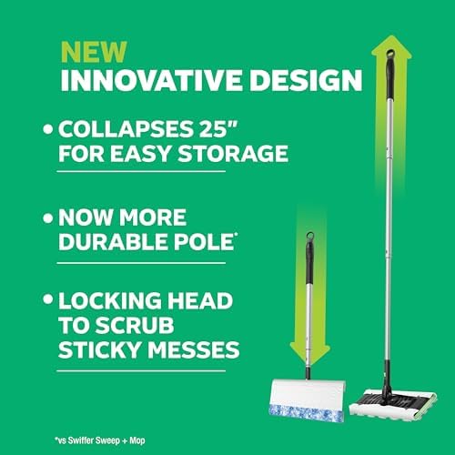 Swiffer Sweep Mop Deluxe 2-in-1 Floor Cleaning Kit
