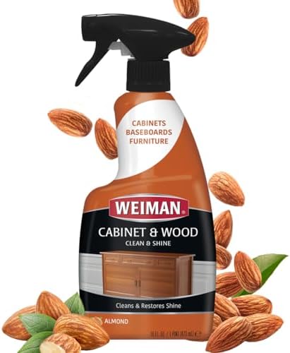 Weiman Cabinet Cleaner 16 oz 2 Pack with Microfiber Towel