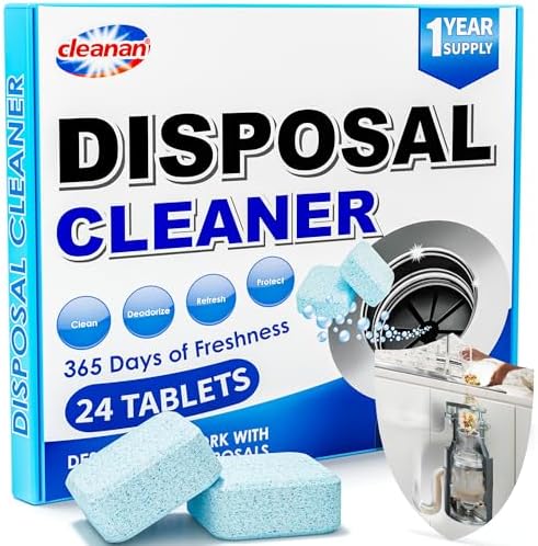 Cleanan Foaming Garbage Disposal Cleaner Tablets - 24 Pack