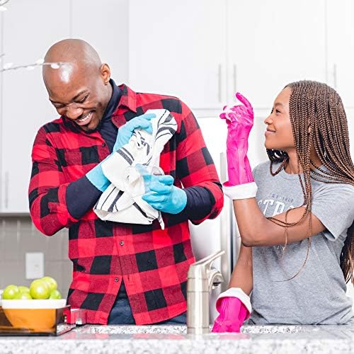 PLAYTEX Reusable Rubber Cleaning Gloves - 4 Pack