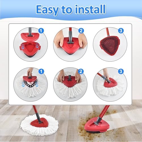 Aiyiried O-Cedar Mop Heads Replacement Set 6-Pack