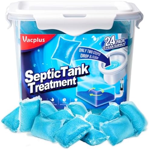 Vacplus Septic Tank Treatment 24-Pack 2-Year Supply