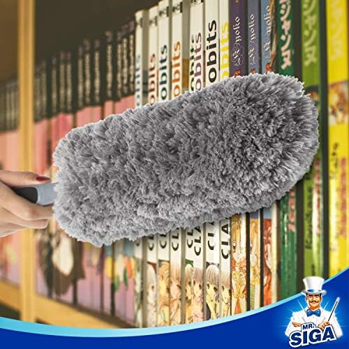 MRSIGA Lint Free Microfiber Duster for Easy Household Cleaning