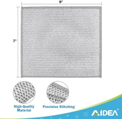 AIDEA Non Scratch Wire Dishcloth 24PK - 7x8 Inch