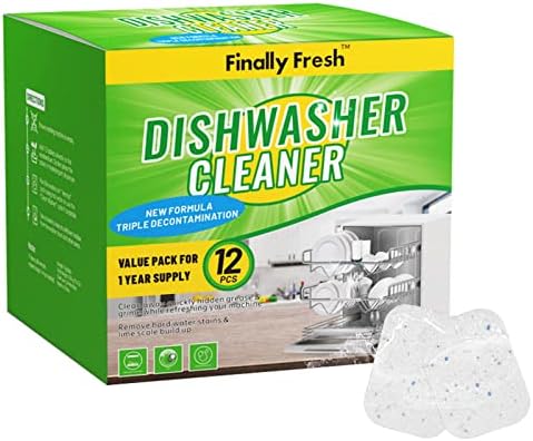 Finally Fresh Dishwasher Cleaner Tablets 12 Count 1