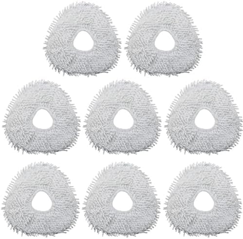 DrAer Reusable Mopping Pads 8-Pack White for Narwal Robot Vacuums