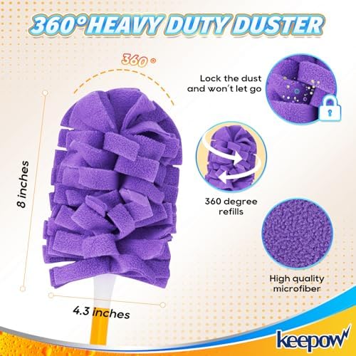 KEEPOW Reusable Duster Refills 4 Pack