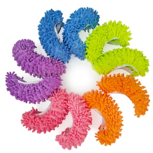 SUSIFT 10 PCS Dust Duster Slippers for Home Office Kitchen