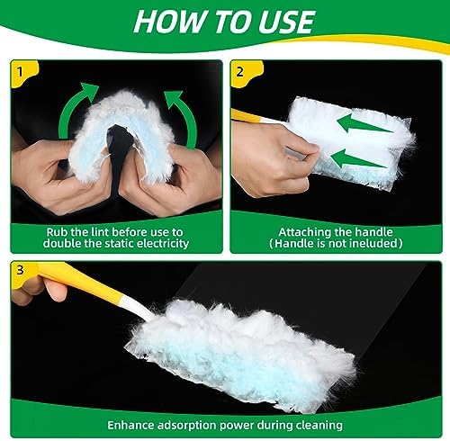 Frescares Static Dust Brush Refill - 18PCS Blue for Swiffer Compatible