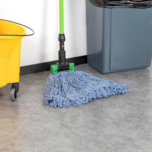 Restaurantware Mop Head Refill - 24 Ounce 5 Inch Headband Cotton Blend Machine Washable