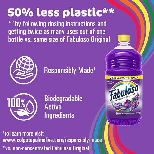 Fabuloso Multi-Purpose Cleaner 2X Concentrated Lavender 56 oz