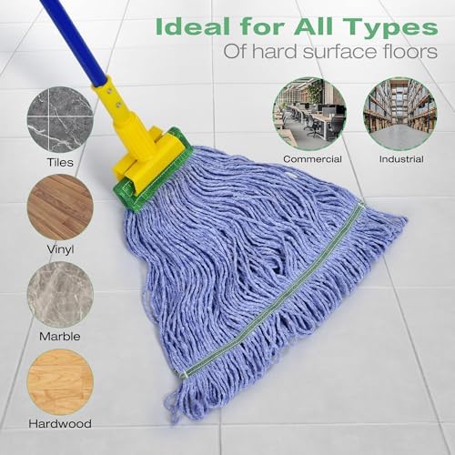 Matthew 4Pcs Heavy Duty Reusable Mop Refills