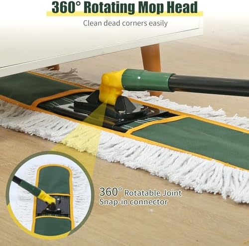 BUVE 24 Commercial Dust Mop with Replacement Pads