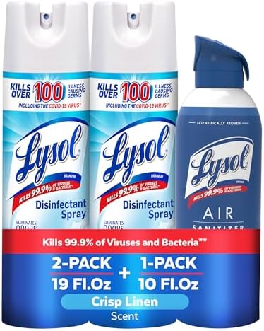 Lysol Bundle 2 Sprays for Disinfection Air Sanitization