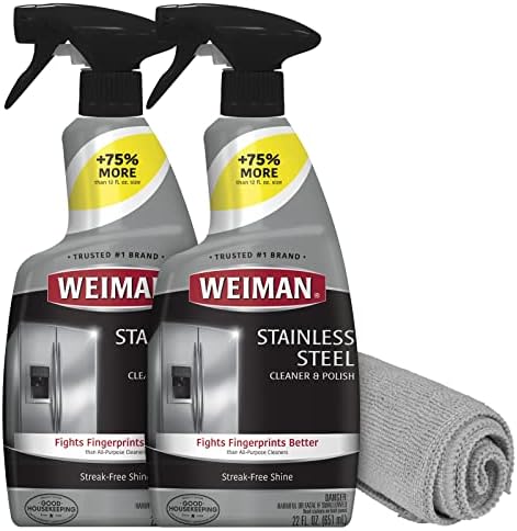 Weiman Stainless Steel Cleaner and Polish 2 Pack 1