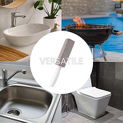 FALAMON 2 Pack Pumice Stones with Handle for Toilet and Kitchen Cleaning