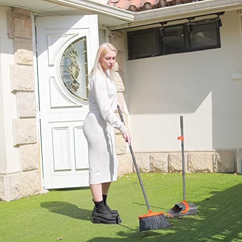 Ivandar Broom and Dustpan Set for Home and Office