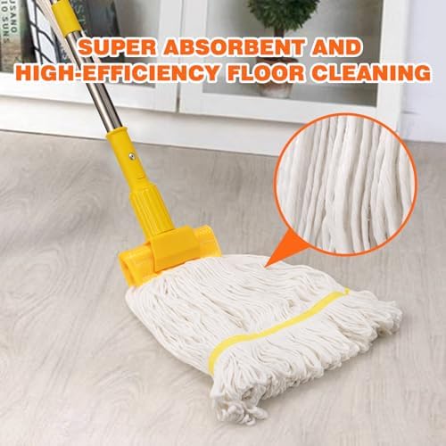 Conliwell Heavy Duty Clip Mop with 48 Handle