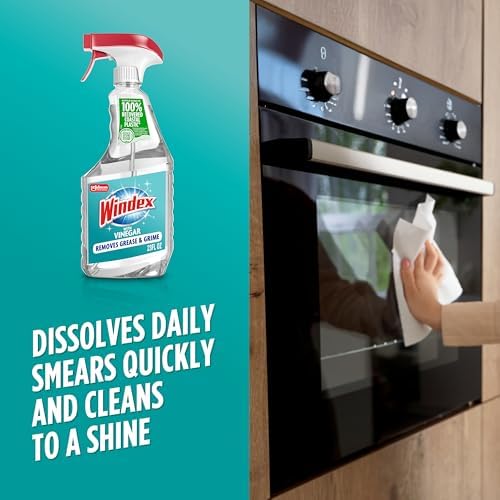 Windex Vinegar Glass Cleaner 23 Oz Streak-Free Spray