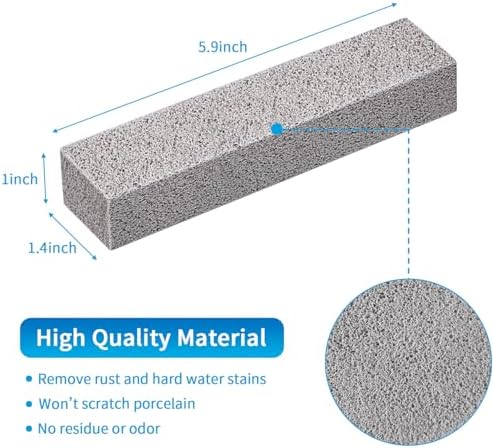 4TH Pumice Stone for Toilet Bowl More - 4 Pack